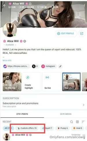 Alicewill OnlyFans Leaked Free Thumbnail Picture - #j8H07fxeEM