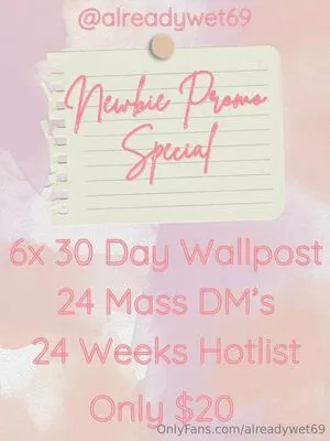 Alreadywet69 OnlyFans Leaked Free Thumbnail Picture - #yova714ig2