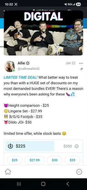 Amazon Allie Amazonalli32 6 10 208 Cm OnlyFans Leaked Free Thumbnail Picture - #G5M52GJK2i