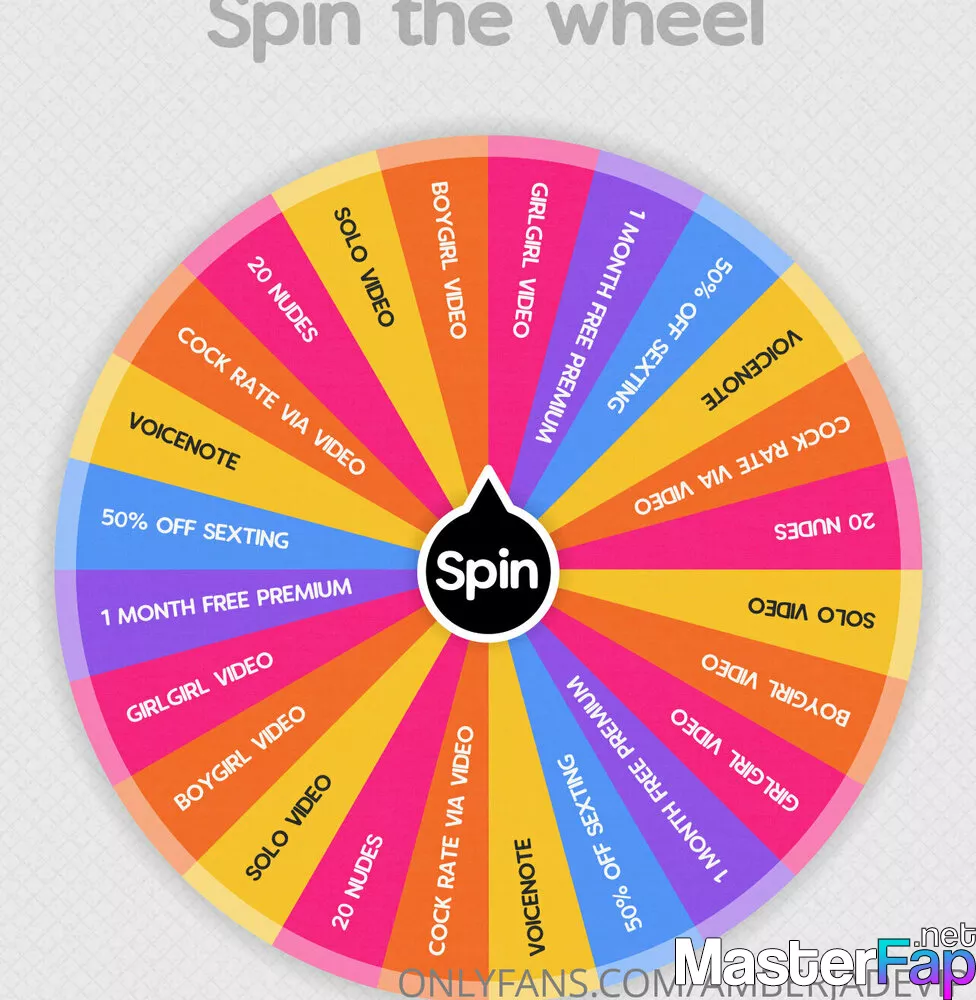 Spin the wheel only fans