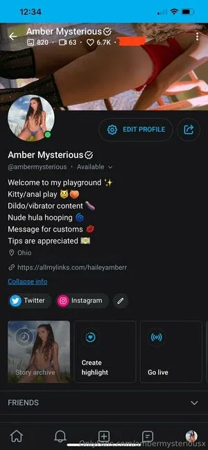 Ambermysteriousx OnlyFans Leaked Free Thumbnail Picture - #E7hm6732Ig