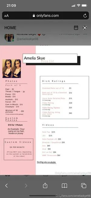 Ameliaskye98 OnlyFans Leaked Free Thumbnail Picture - #lxChDJKvEh
