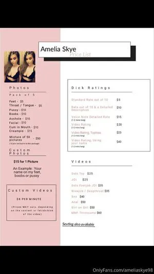 Ameliaskye98 OnlyFans Leaked Free Thumbnail Picture - #sz4ML8pxqp