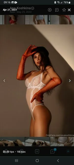Ana Koshkina OnlyFans Leaked Free Thumbnail Picture - #J0kCvOCfEv