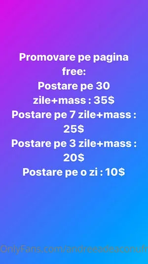 Andreeadeaconufree OnlyFans Leaked Free Thumbnail Picture - #1xw6UIsL3S