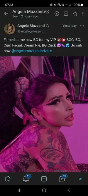 Angela Mazzanti OnlyFans Leaked Free Thumbnail Picture - #3S3f5BgOtc
