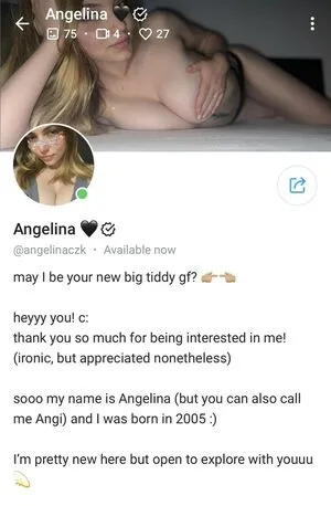 Angelinaczk OnlyFans Leaked Free Thumbnail Picture - #4khmv1Ljks