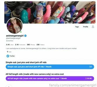 Animergamergirl OnlyFans Leaked Free Thumbnail Picture - #RvruulIrHn