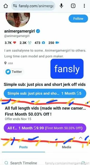 Animergamergirl OnlyFans Leaked Free Thumbnail Picture - #wsntJPvBOk