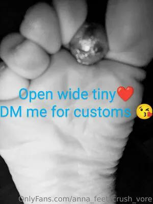 Anna Feet Crush Vore OnlyFans Leaked Free Thumbnail Picture - #IHd3Vp4Ful