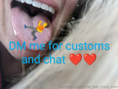 Anna Feet Crush Vore OnlyFans Leaked Free Thumbnail Picture - #TX6Xvbc2mr