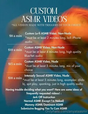 Anyalaasmr OnlyFans Leaked Free Thumbnail Picture - #Hjl8zONSLF