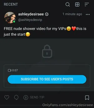 Ashleydesiraee OnlyFans Leaked Free Thumbnail Picture - #PA2f0HYlqf