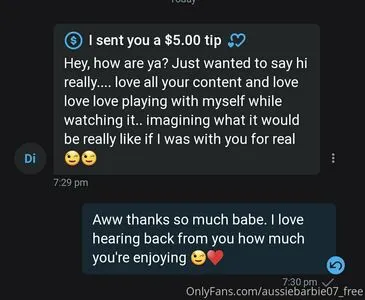 Aussiebarbie07 Free OnlyFans Leaked Free Thumbnail Picture - #dmy4fFjPL7