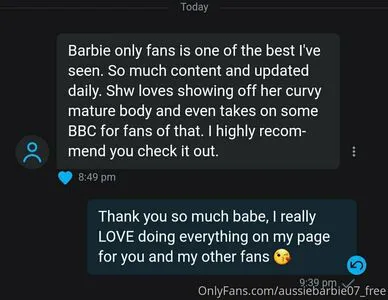 Aussiebarbie07 Free OnlyFans Leaked Free Thumbnail Picture - #lgrDd3QjY4