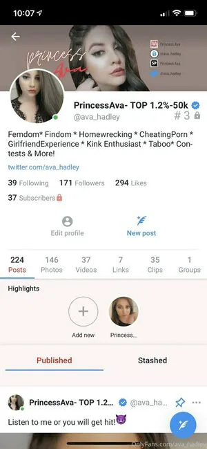 Ava Hadley OnlyFans Leaked Free Thumbnail Picture - #YbSz8YoniU
