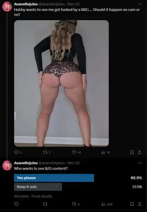 Avanellejules OnlyFans Leaked Free Thumbnail Picture - #jybCyL7fAw