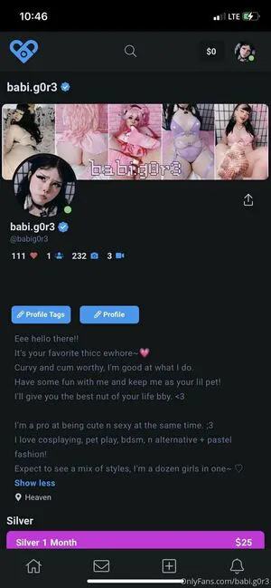 Babi G0r3 OnlyFans Leaked Free Thumbnail Picture - #QBQEuuhRk9
