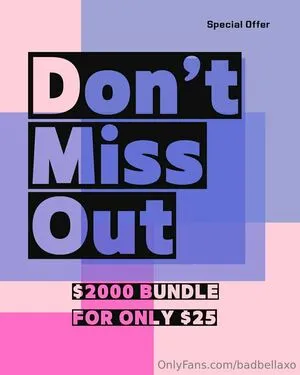 Badbellaxo OnlyFans Leaked Free Thumbnail Picture - #Q8MkE25VBx
