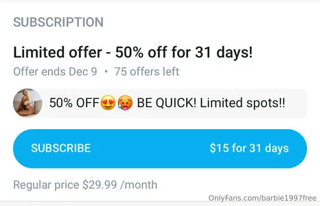Barbie1997free OnlyFans Leaked Free Thumbnail Picture - #x08K5yPVqR