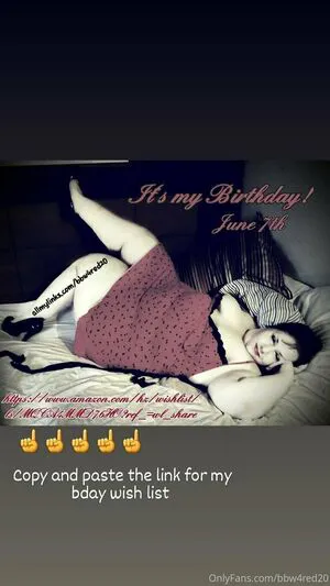 Bbw4red20 OnlyFans Leaked Free Thumbnail Picture - #JER1MNu1xy