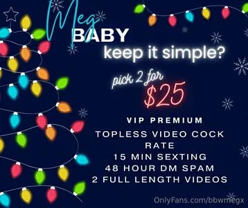 Bbwmegx OnlyFans Leaked Free Thumbnail Picture - #woId5yQcQe