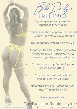 Bebiduckyfree OnlyFans Leaked Free Thumbnail Picture - #ALyMsCUu4O