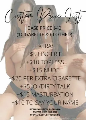 Bethsmoking OnlyFans Leaked Free Thumbnail Picture - #MDF2mZU9sB