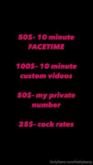 Bettybang OnlyFans Leaked Free Thumbnail Picture - #NlnhFatjMi