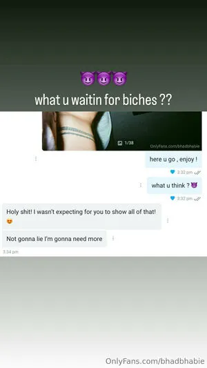 Bhadbhabie OnlyFans Leaked Free Thumbnail Picture - #i6nQ7PPJOJ