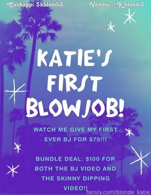 Blonde Katie OnlyFans Leaked Free Thumbnail Picture - #WEDsCZK02D