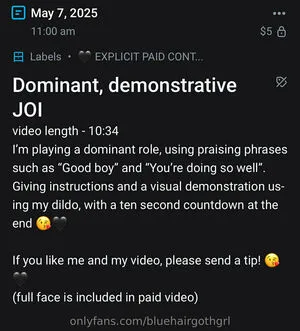 Bluehairgothgrl OnlyFans Leaked Free Thumbnail Picture - #IRM9hcp1CR