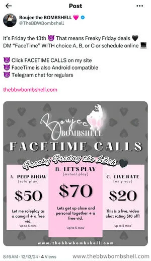 Boujeebombshell OnlyFans Leaked Free Thumbnail Picture - #2plHwJ6sFd