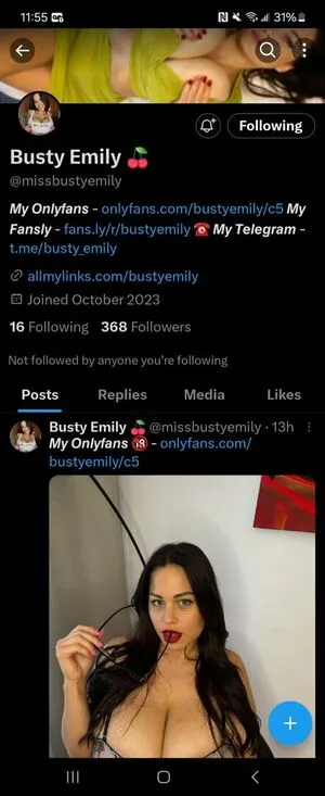 Busty Emily OnlyFans Leaked Free Thumbnail Picture - #7dtFdlC9UP