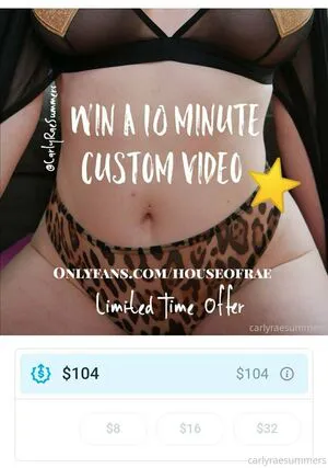 Carlyraesummers OnlyFans Leaked Free Thumbnail Picture - #TUFlTiZuqj