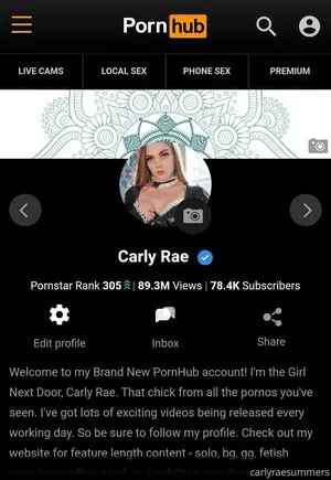 Carlyraesummers OnlyFans Leaked Free Thumbnail Picture - #aqXSuninqX
