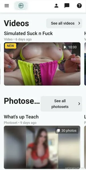 Carlyraesummers OnlyFans Leaked Free Thumbnail Picture - #eGh6SDTbPL