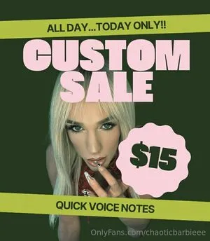 Chaoticbarbieee OnlyFans Leaked Free Thumbnail Picture - #kkj6RplOft
