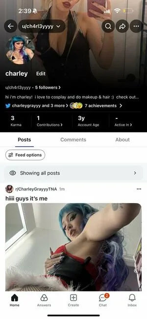 Charleygrayyy OnlyFans Leaked Free Thumbnail Picture - #H9Cxk8GGhP