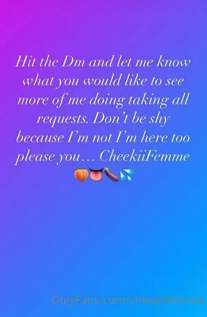 Cheekiifemme OnlyFans Leaked Free Thumbnail Picture - #wqV2wf0ney
