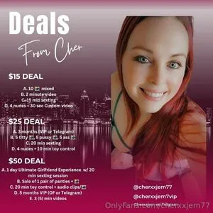 Cherxxjem77 OnlyFans Leaked Free Thumbnail Picture - #GaFEbyva3L