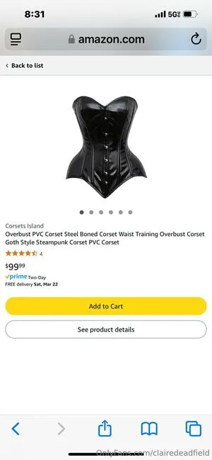 Clairedeadfield OnlyFans Leaked Free Thumbnail Picture - #1j9Sw3Nk9N