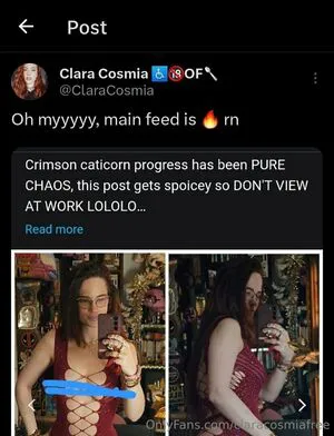 Claracosmiafree OnlyFans Leaked Free Thumbnail Picture - #hto0A2m3gX