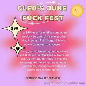 cleoblossom OnlyFans Leaked Free Thumbnail Picture - #97gJ5mxoh7