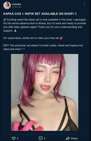 Crezzara OnlyFans Leaked Free Thumbnail Picture - #upbT7gJJq6