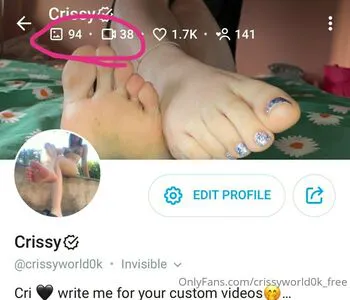 Crissyworld0k Free OnlyFans Leaked Free Thumbnail Picture - #K5FNqxLWA7