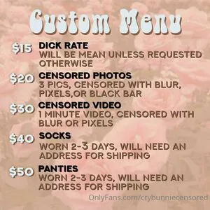 Crybunniecensored OnlyFans Leaked Free Thumbnail Picture - #MrT9GL6DHQ
