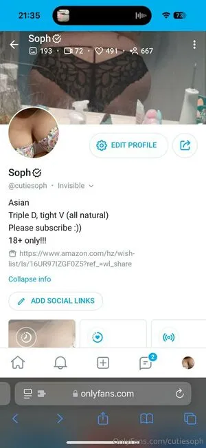 Cutiesoph OnlyFans Leaked Free Thumbnail Picture - #CxwlHTNKll