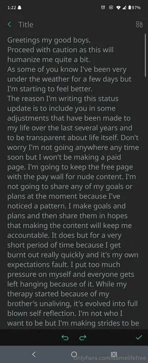 Damelifefree OnlyFans Leaked Free Thumbnail Picture - #KNIvEJS22v