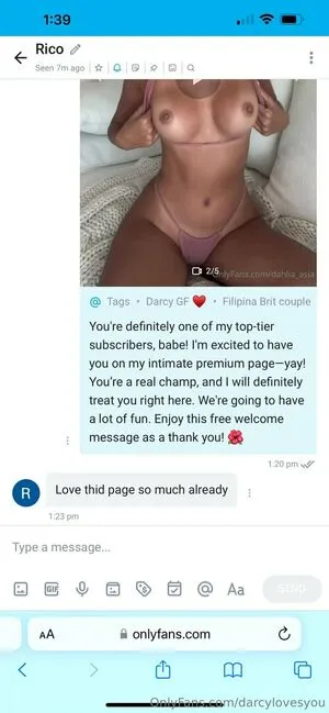 Darcylovesyou OnlyFans Leaked Free Thumbnail Picture - #54usmxesqQ